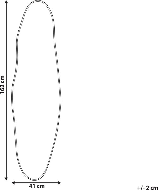 Actual product image Beliani Salins (41 x 3 x 162 cm)