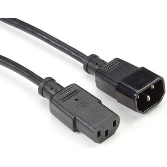Black Box C13 SOCKET TO C14 PLUG MOLDED (1.80 m), Stromkabel