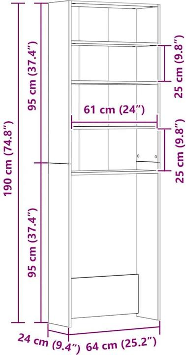 Image du produit vidaXL Waschmaschinenschrank