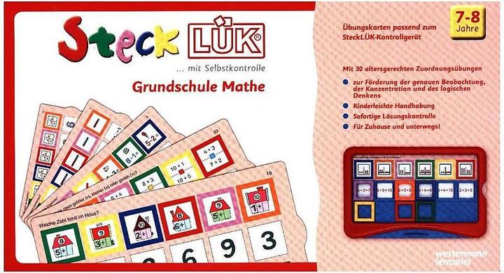 Produktbild SteckLÜK. Grundschule Mathe: Alter 7 - 8 (rot) (Deutsch, 2016)