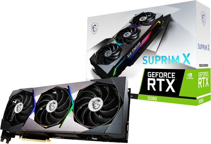 Actual product image MSI GeForce RTX 3080 SUPRIM X 10G (10 GB)