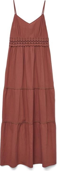 Immagine prodotto Vero Moda Normal geschnitten V-Ausschnitt Verstellbare Träger Langes Kleid Kleid (L)