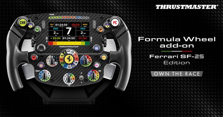 Actual product image Thrustmaster AddOn Thrustm. Ferrari SF25 Edition Lenkrad (KON/PC) retail (PC, PS4, PS5)
