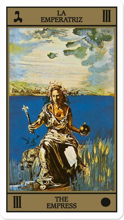 Actual product image Dalí. Tarot (English, French, German, John Fiebig, 2019)