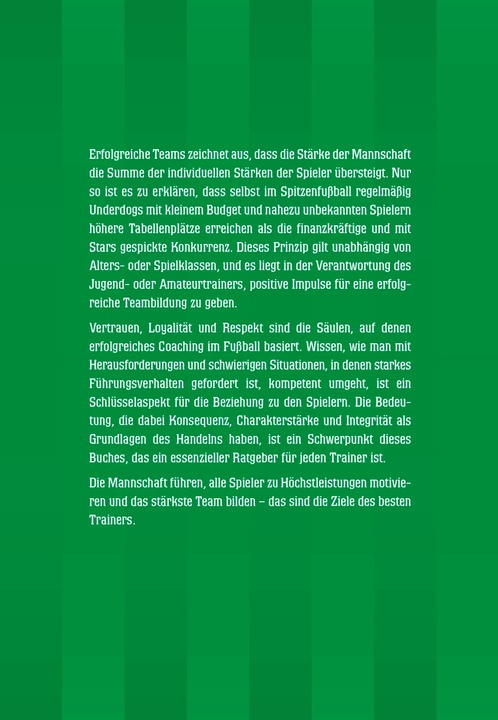 Immagine prodotto Sei der beste Fussballtrainer (Tedesco, DeAngelo Wiser, 2017)