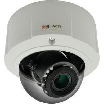 ACTi 3MP IR, SuperiorWDR, 4.3xZoom (2048 x 1536 Pixels), Netzwerkkamera, Schwarz, Transparent, Weiss