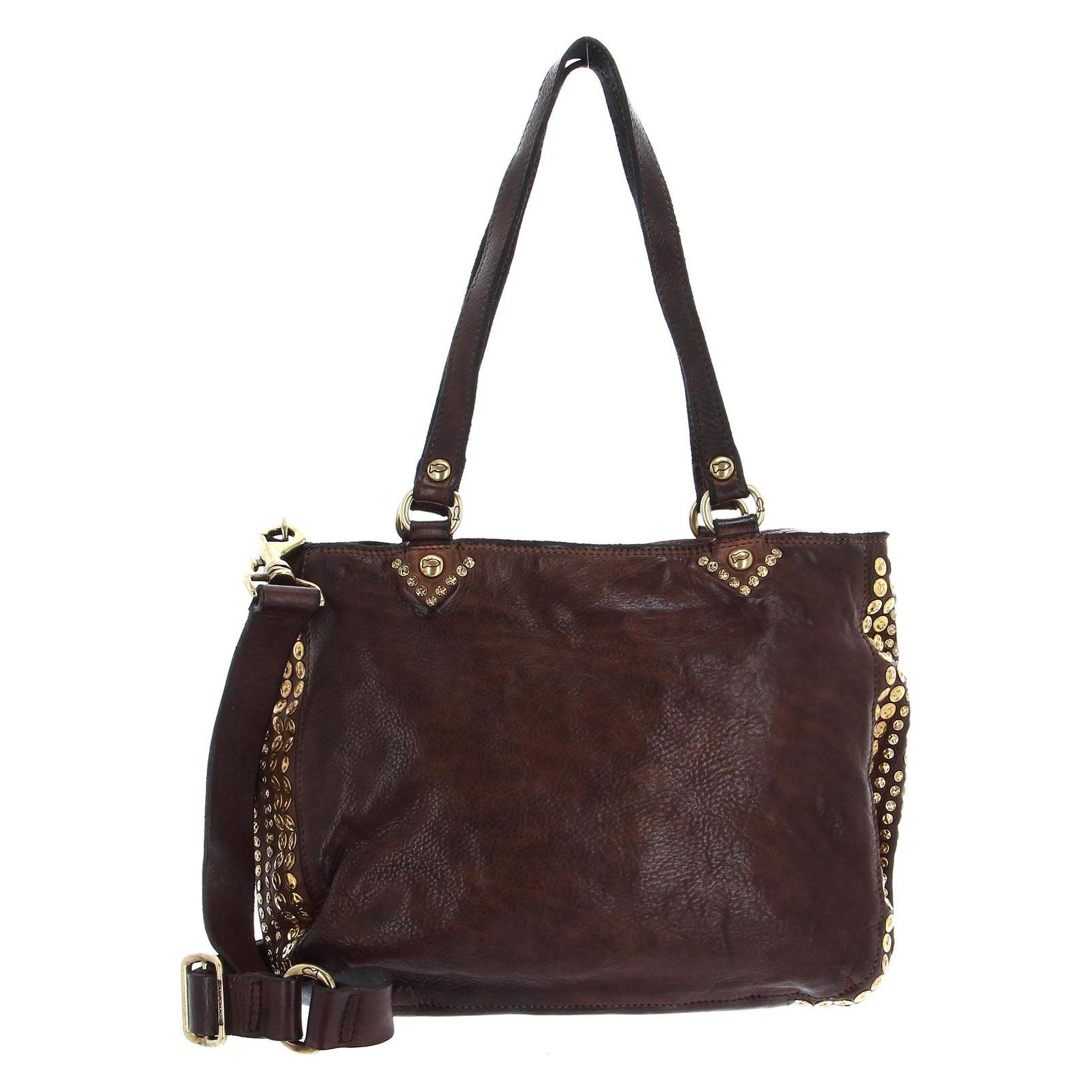 Campomaggi, Damen, Handtasche, Shopping Bag, Braun