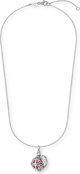 Immagine prodotto Engelsrufer Palla canterina Angelcaller con angelo d'argento (Ottone, Argento 925, 45 - 50 cm)