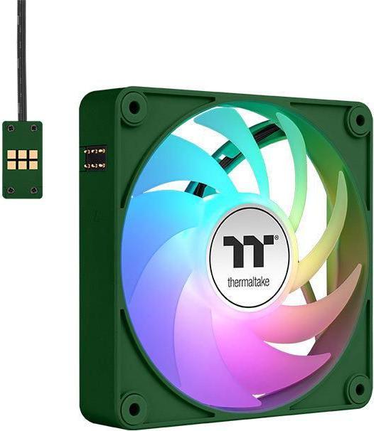 Produktbild Thermaltake TT CT120 EX ARGB Sync PC Cooling Fan 3 Pack Racing Green (120 mm, 3x)