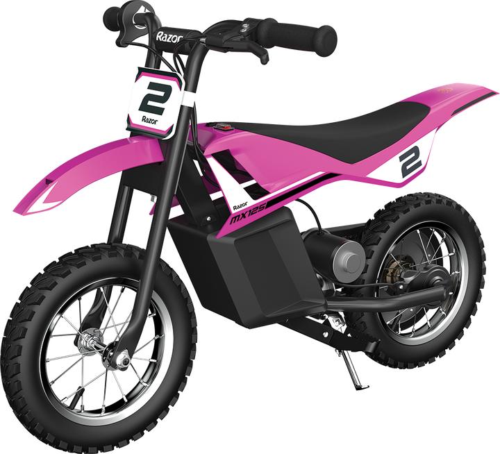Actual product image Razor Electric Ride-on MX 125 Dirt Rocket Pink (12 V)