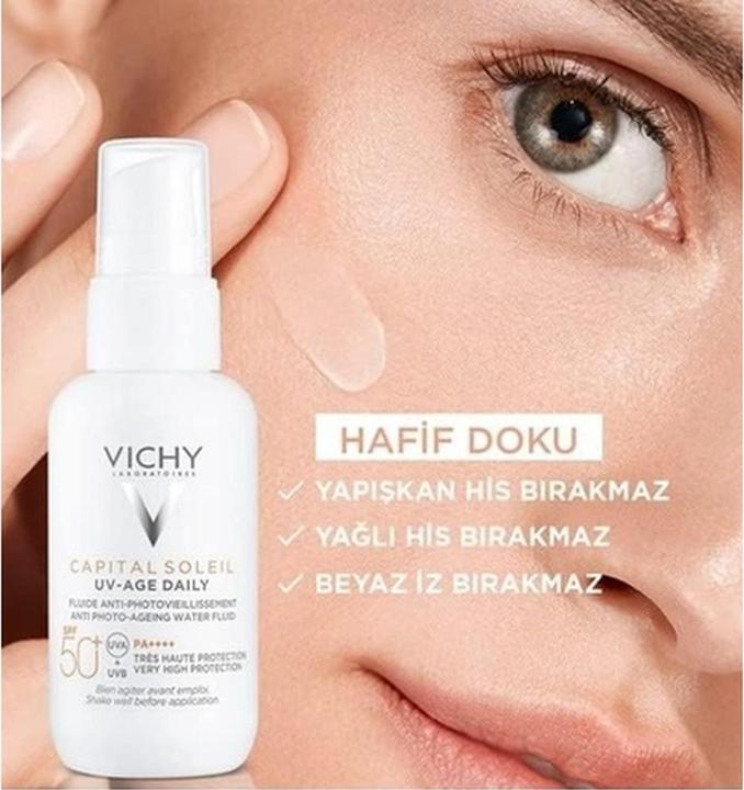 Produktbild Vichy Capital Soleil Fluid UV-AGE (Sonnencreme Gesicht, SPF 50+, 40 ml, 65 g)