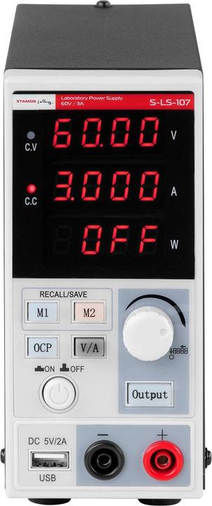 Produktbild Stamos Labornetzgerät Labornetzteil regelbares Netzteil Labor 60 V 0 - 3 A 180 W