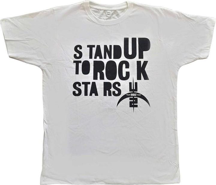 Immagine prodotto Universal Textiles Maglietta unisex adulto 360 Degree Tour 2009 Stand Up to Rock Stars in cotone (M)