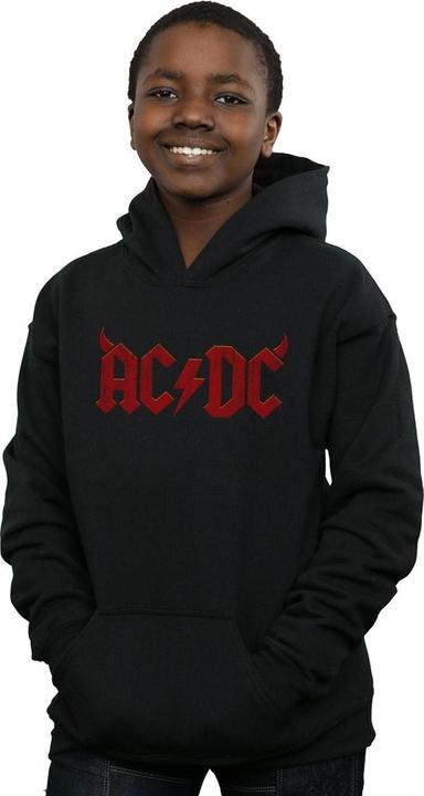 Produktbild AC/DC Horns Logo Kapuzenpullover Jungen (128)