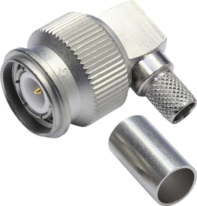 Produktbild Telegärtner TNC-Kabelwinkelstecker Crimp G30 50 Ohm, löt/crimp, A0506, G30 (1.5/3.8) (Stecker und Verbinder)