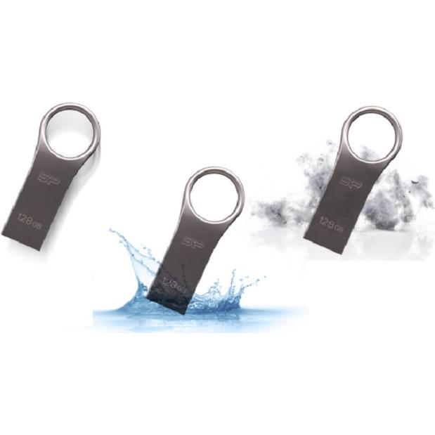 Thumbnail - Silicon Power Jewel J80 (128 GB, USB-A, USB 3.0), USB Stick, Silber