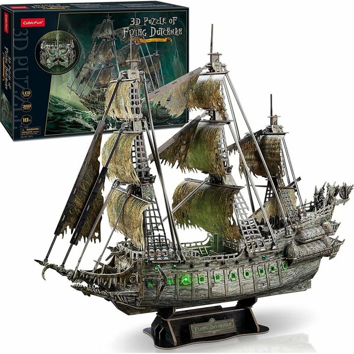 Actual product image Cubicfun CUBIC FUN 3D jigsaw with LED "Flying Dutchman" (360 pieces)
