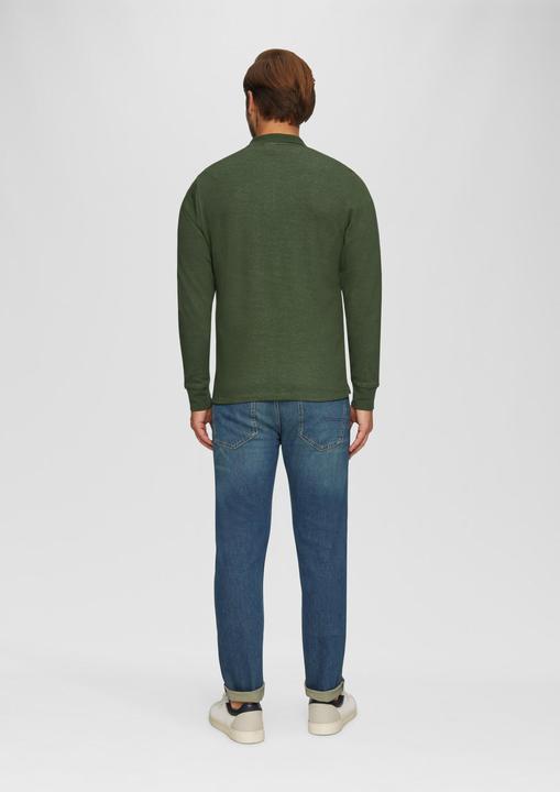 Produktbild S.Oliver Polo-Shirt Poloshirt aus zweifarbigem Piqué (XXL)