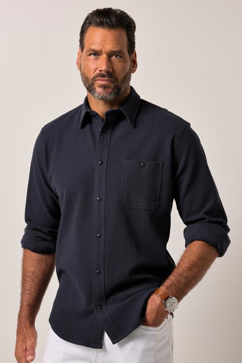 Produktbild JP1880 Piqué-Hemd, Langarm, Kentkragen, Modern Fit (6XL)