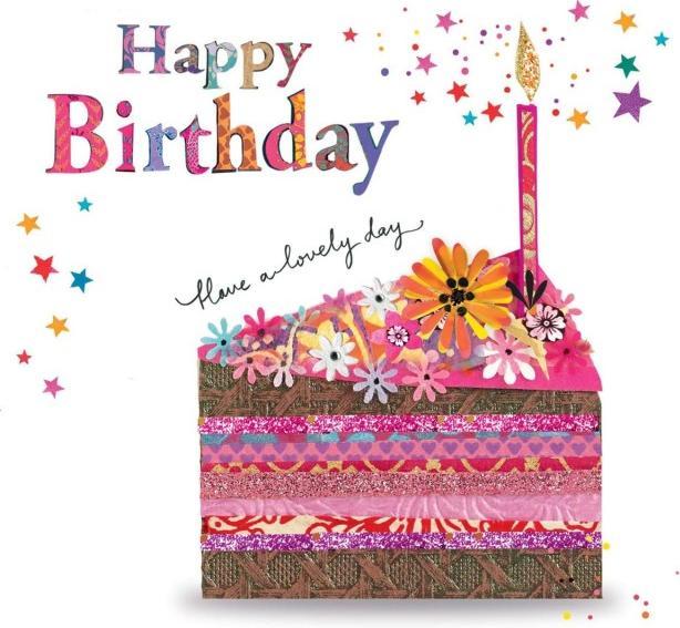 Produktbild ppd Happy Birthday mit Kuchen (20 Stk., 16.50 x 16.50 cm)