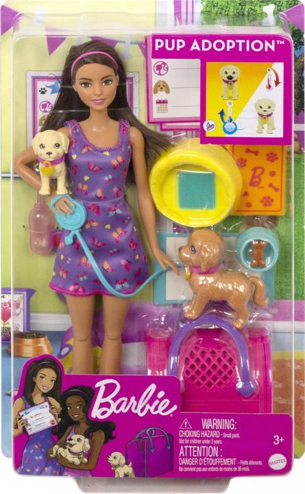 Image du produit Barbie Pup Adoption Doll and Accessories