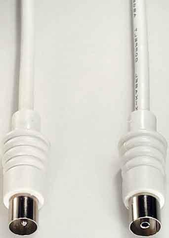 Produktbild E+P HFA 10. Anschluss 1: Coax, Anschluss 2: Koaxial. Kabellänge: 10 m, Geschlecht: Männlich/Weiblich (90 dB, Antennenkabel)