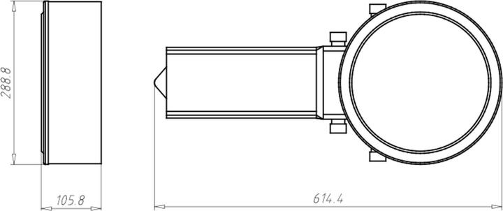 Actual product image Kaiser Installation housing HaloX 250 with tunnel 325