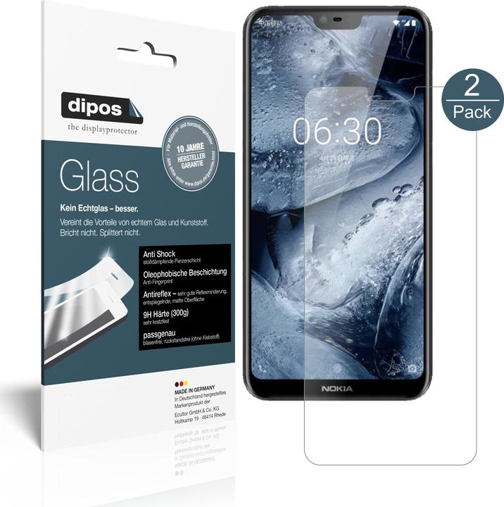 Image du produit Dipos Film de Protection d’écran Anti-Shock (2 pcs, Nokia X6)