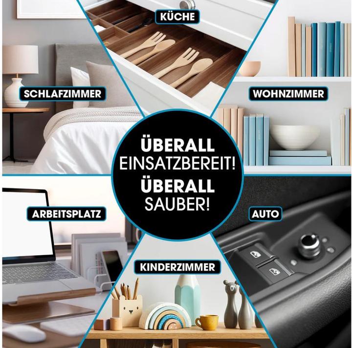 Image du produit CleanMaxx aspirateur à main multifonction sans fil, aspiration, soufflage et aspiration sous vide