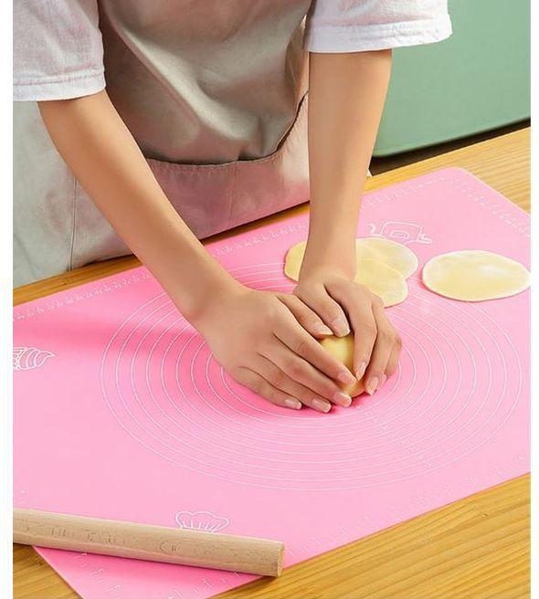 Actual product image MU Classic Cream Series non-slip silicone baking mat
