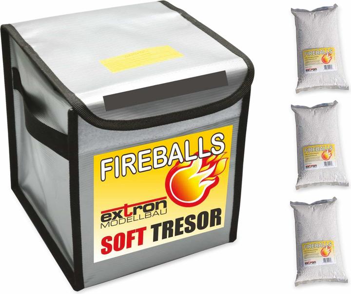 Pichler FIREBALLS Lipo Soft coffre-fort incl. 3 x 1 litre FIREBALLS (20 cm, 20 cm)