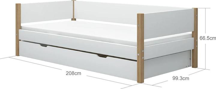 Actual product image Flexa Bed Nor with pull out bed (90 x 200 cm)