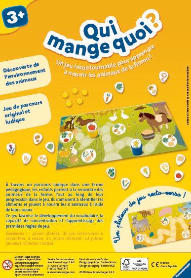 Actual product image Ravensburger Qui mange quoi? (French)