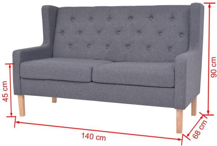 Produktbild vidaXL Sofa (2-Sitzer)