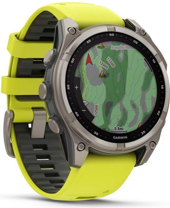 Actual product image Garmin Fenix 8 Solar Sapphire Titanium (47 mm)