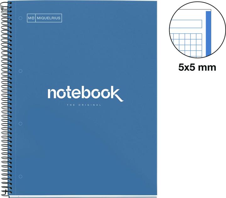 Actual product image Miquelrius Emotions Notebook (A4, Checked, Hardcover)