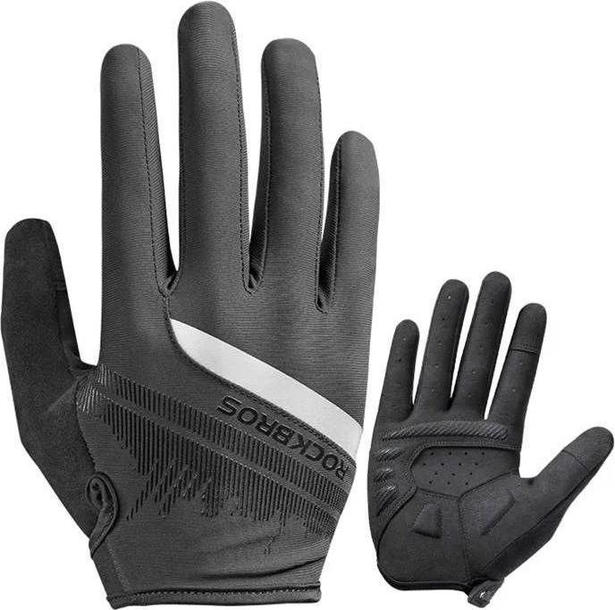 Actual product image Rockbros Bicycle full gloves S247-1 size M (black) (M)