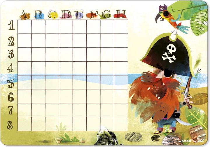 Image du produit Janod Les pirates de la bataille navale (Français)