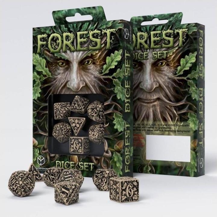 Actual product image Q Workshop SFOR18 - Forest Cube Set: Savannah (7 pieces)