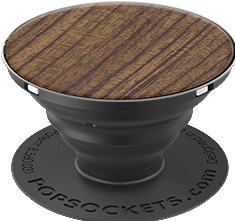 Actual product image PopSockets Wood Rosewood