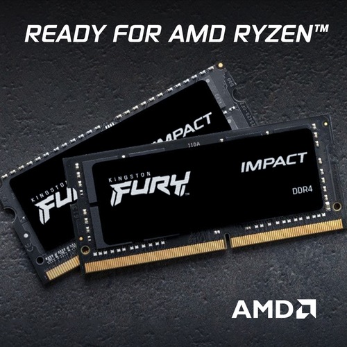Actual product image Kingston FURY Impact (2 x 16GB, 2666 MHz, DDR4-RAM, SO-DIMM)