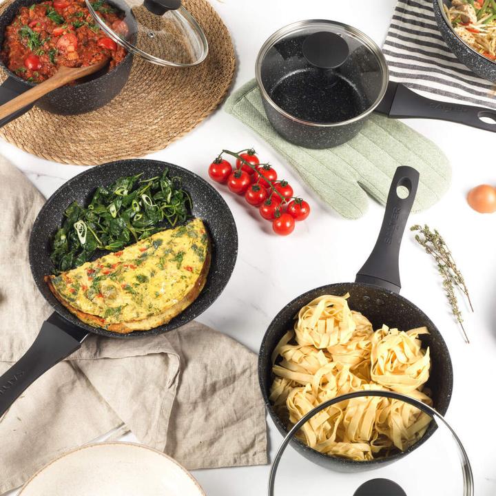 Actual product image Salter BW05746S2EU7 Megastone 24cm Frying Pan (24 cm, Frying pan, Aluminium)