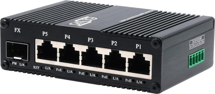 Produktbild Exsys Web-Managed Mini PoE+ Switch 5x 1 Gbit/s + 1x SFP (6 Ports)