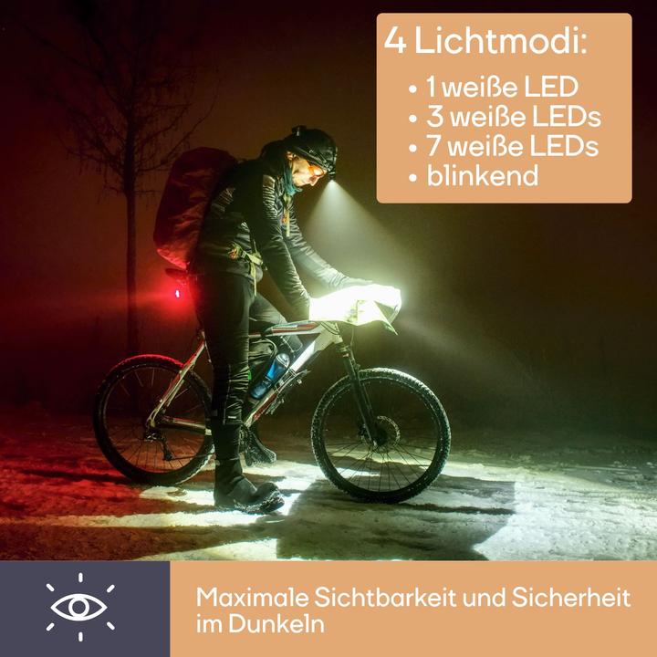 Actual product image Perel Headlamp with 7 very bright white leds