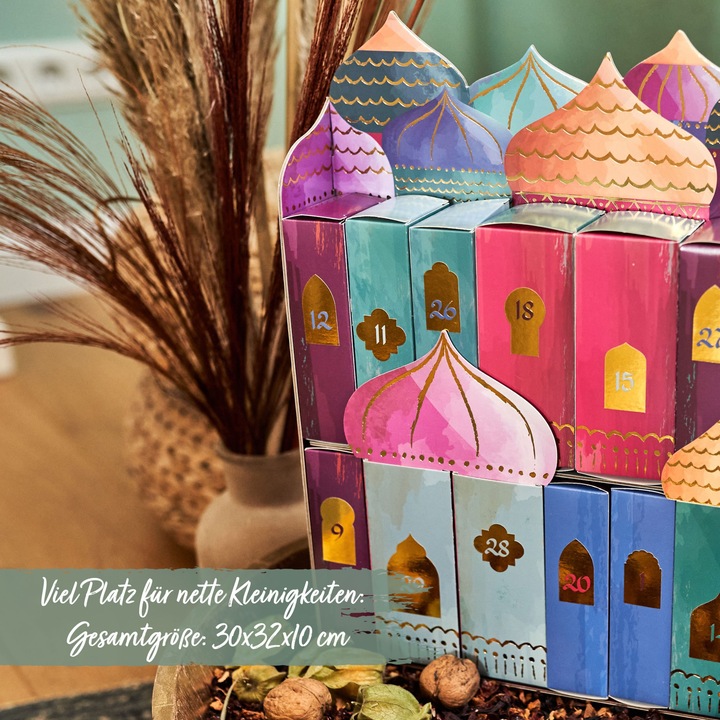Actual product image Papierdrachen Ramadan Kalender zum Stecken