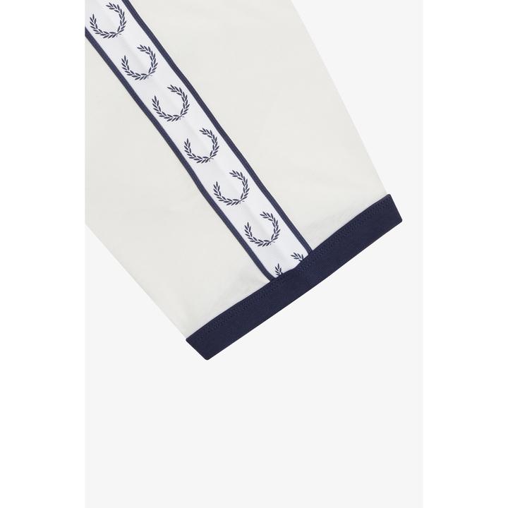 Produktbild Fred Perry T-Shirt mit kontrastfarbenen Bündchen und Streifen (S)