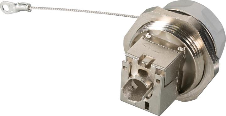 Produktbild EFB Elektronik IP67 Einbaubuchse, M25, RJ45 Cat.6A E-20070, für Cat.5/6/7 Kabel (Netzwerk Kupplung)