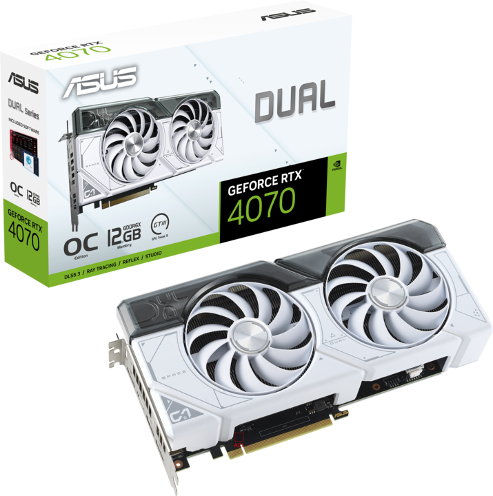 ASUS Dual GeForce RTX 4070 White OC Edition (12 GB)