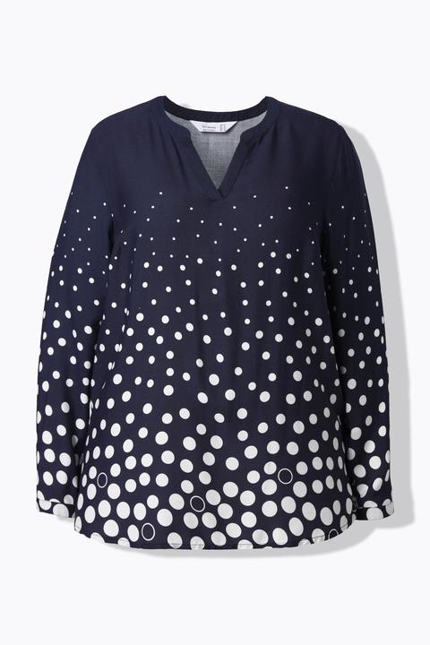 Produktbild Miamoda Bluse, Regular Fit, Punkte-Verlauf, Langarm (48)