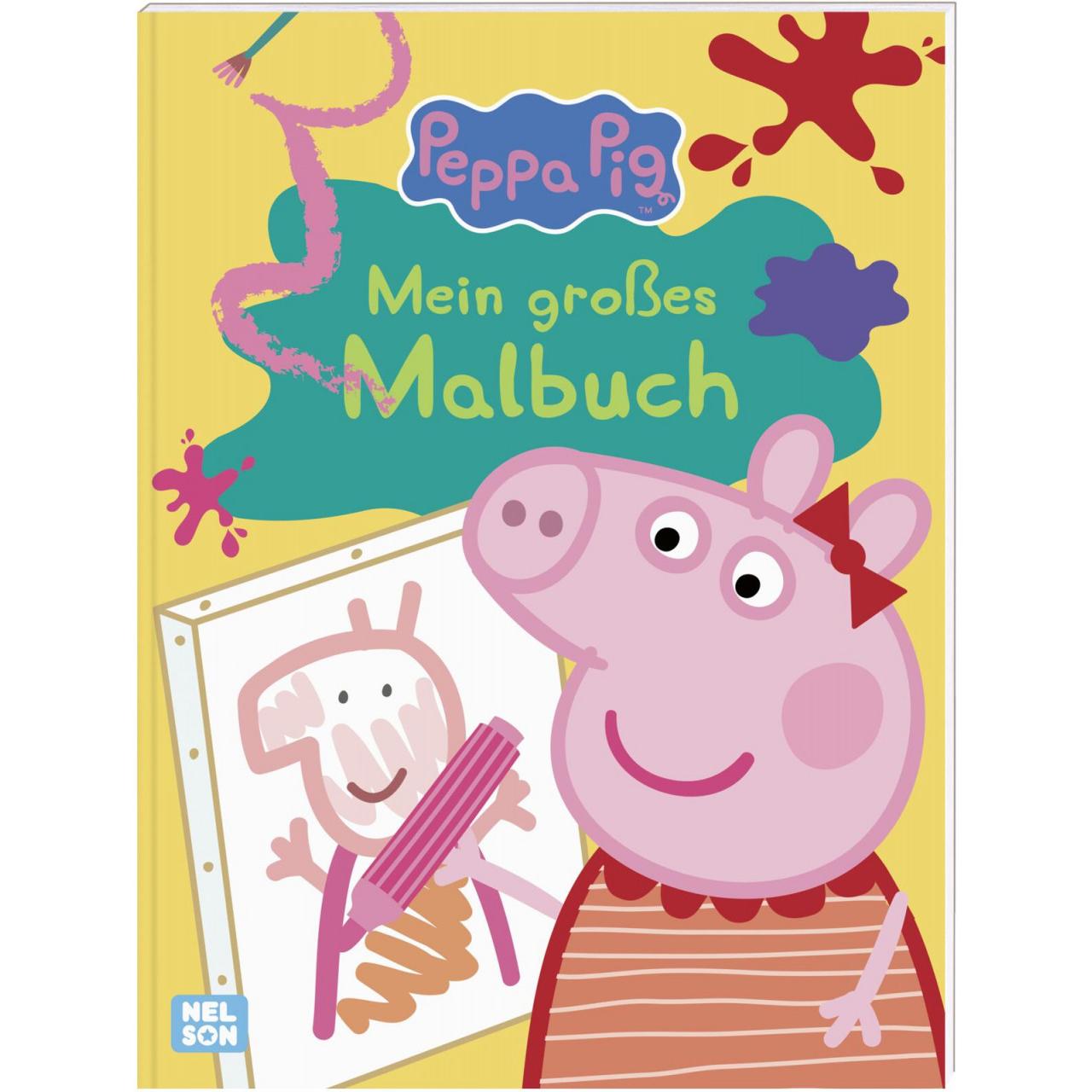 Nelson Peppa: Mein grosses Malbuch